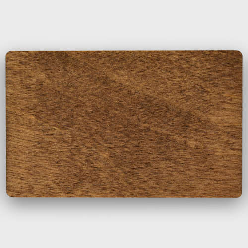 Medium Oak plywood name badge